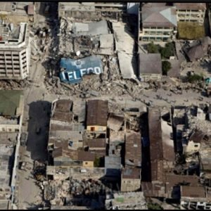 Foto satelite de Haití,después de la catastrofe