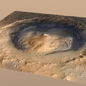 crater Gale, monte Sharp en su centro
