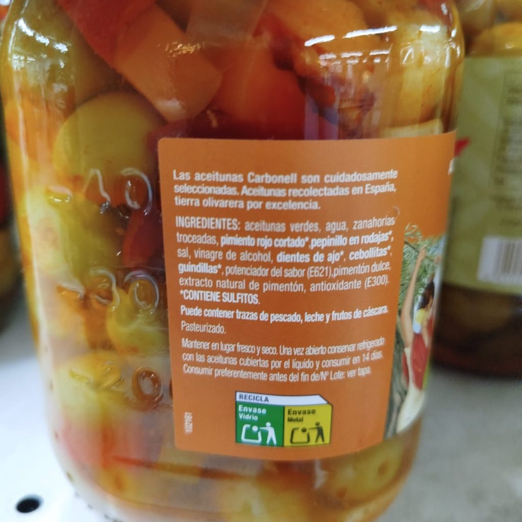 Carbonell Gazpacha Con Su Culin De Glutamato